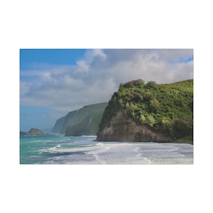 Coastal Home Decor Canvas Print, Wall Art for Beach Lovers, Ocean Landscape, Nature Picture for Living Room, Relaxing Wall Hanging