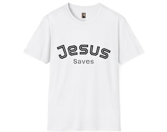Jesus Saves T-Shirt: Unisex Christian Apparel, Faith-Based Gift