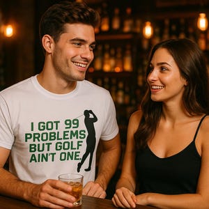 Golf Humor T-Shirt, Perfect for Golf Lovers, Sports Gifts, Father&#39;s Day, Birthday, Casual Wear, Unisex Tee