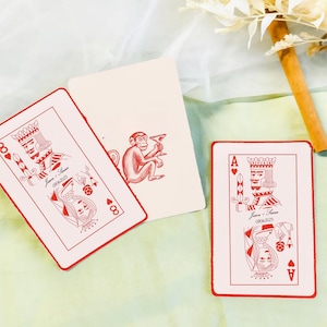 Custom Wedding King Playing Card, Custom Deck of Playing Cards in Box, Unique Photo Album Alternative, ,Wedding Favor, Custom Gift