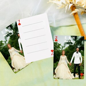 Playing Cards Wedding Favors, Custom Wedding Playing Cards, Wedding Guest Book Alternative, Wedding Playing Cards,Bridal Shower Favors