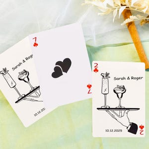 Wedding Guest Book, Custom Playing Cards, Custom Wedding Guest Book Playing Cards, Wedding Guest Book Alternative, Photo Playing Cards Deck