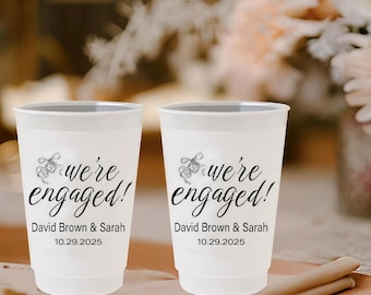 Bicchieri da matrimonio personalizzati e glassati, bomboniere personalizzate