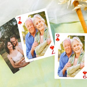 Custom Photo Playing Cards,Wedding Guest Book Alternative,Photo Playing Cards Deck,Custom Printed Deck of Cards, Wedding Playing Cards