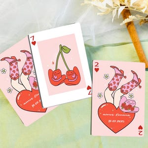 Custom Playing Cards, Wedding Playing Cards, Wedding Guest Book Alternative, Unique Photo Gift,Christmas Poker Game Cards, Wedding Favor