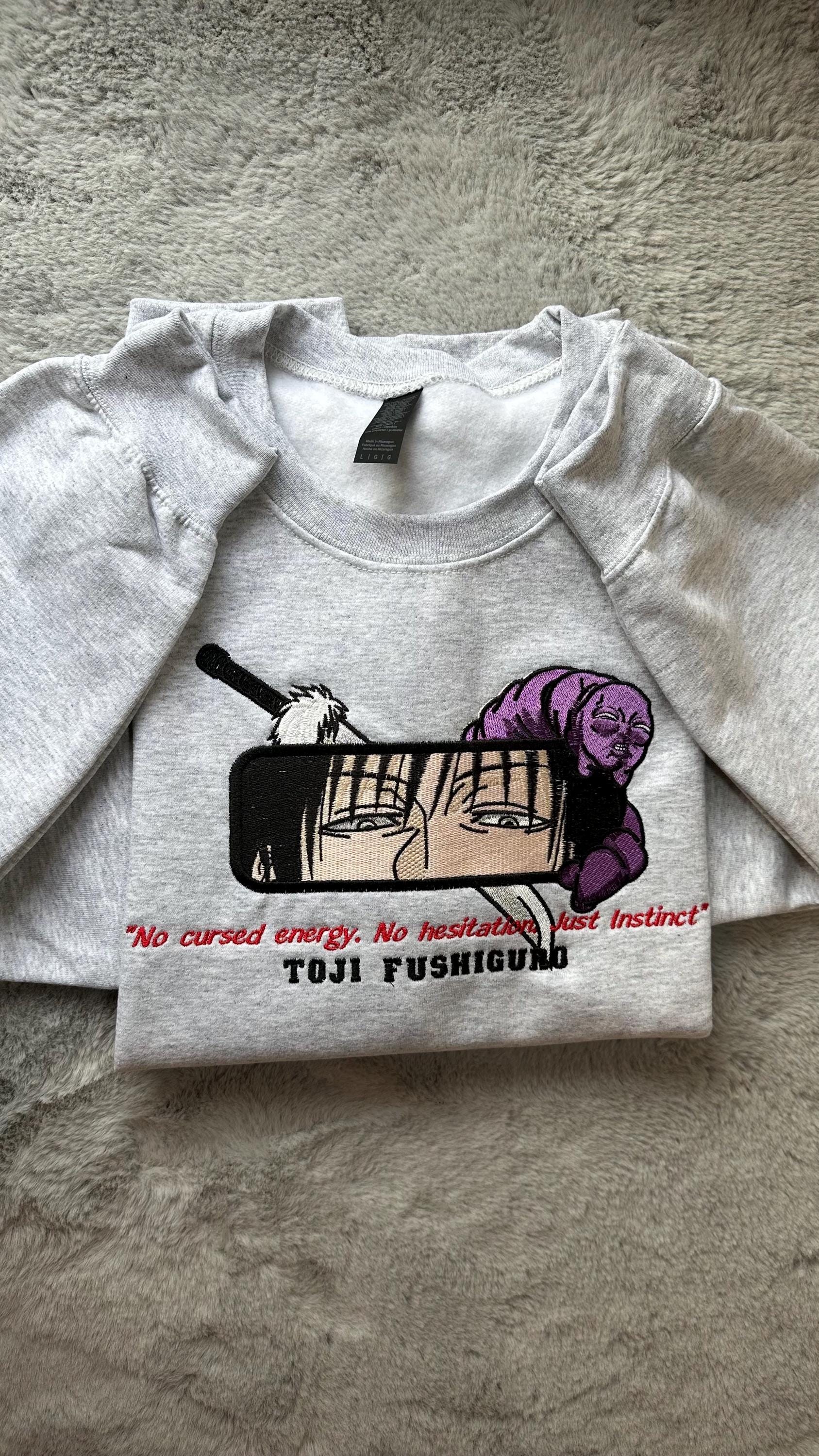 Toji Fushiguro Embroidered Sweatshirt 2 | JJK Anime Crewneck