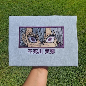 Sanemi Shinazugawa Embroidered Sweatshirt | Demon Slayer Anime Crewneck