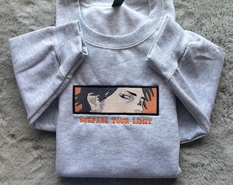 Yami Sukehiro Embroidered Sweatshirt | Black Clover Anime Crewneck