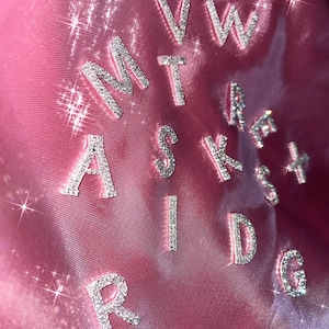Classic Alphabet Bling Silver Shoe Charms for Clogs