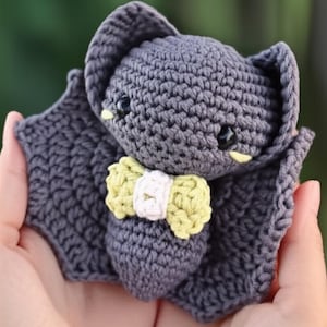 Bat crochet pattern | amigurumi bat pattern | crochet bat | bat amigurumi - baby bat pattern - halloween crochet pattern