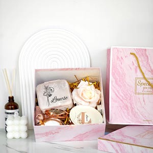 Personalisierter Lehrer Danke Geschenkbox, Geburtstagsgeschenkbox Alles Gute zum Geburtstag Bester Freund Geschenkbox Urlaub Freundschaft Geschenkkorb Geburtsblume