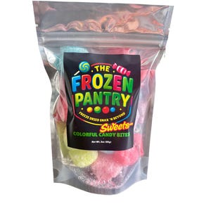 Freeze Dried Candy Bites – Crunchy Fruit Flavored Sweets | Jolly Style | 3oz Bag | The Frozen Pantry