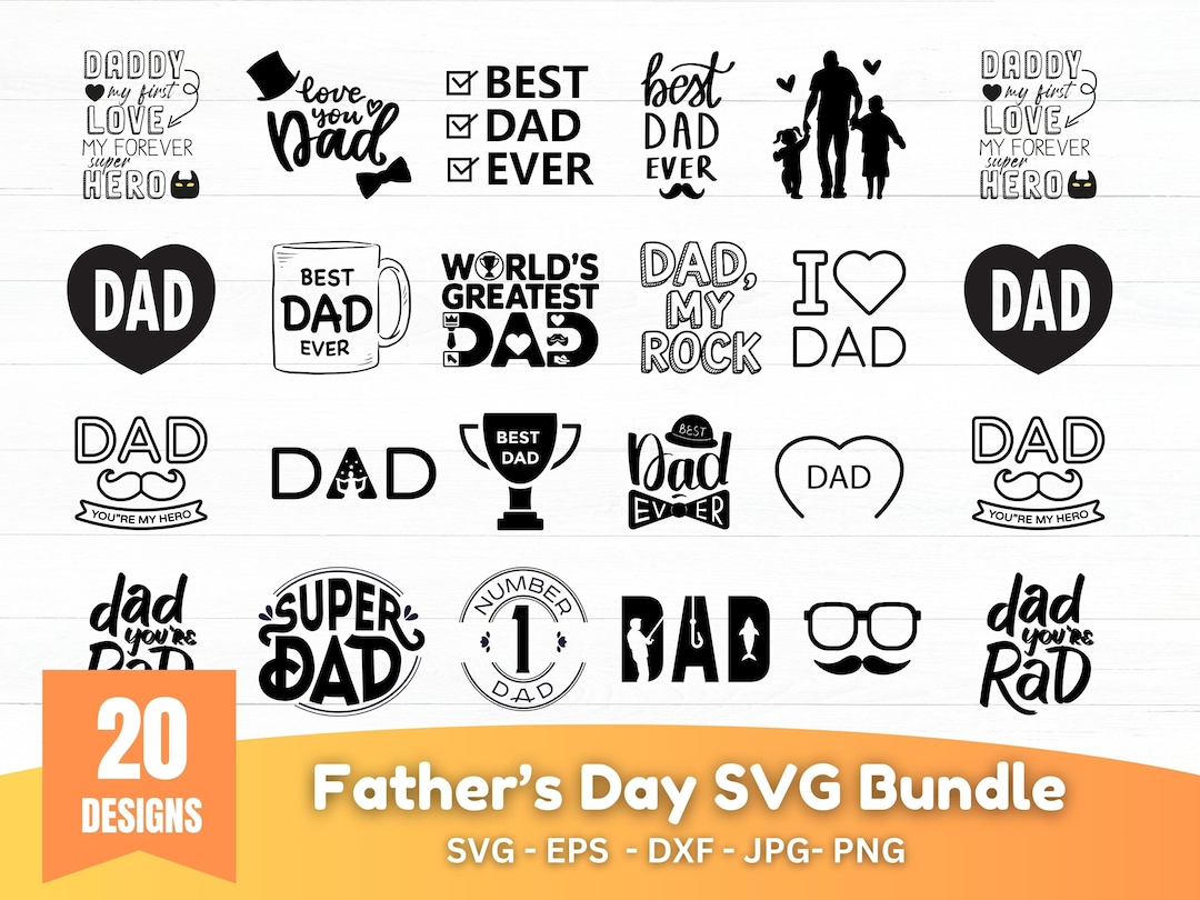 Dad SVG Bundle | Father’s Day SVG | Dad Quotes Cut Files | Funny Dad ...