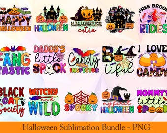 Sarcastic Halloween PNG Bundle: Funny Adult Humor Designs (Digital Download