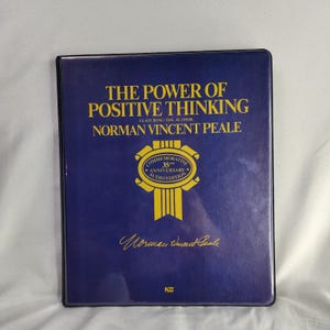 The Power of Positive Thinking Norman Vincent Peale Cassette Tapes With Inserts