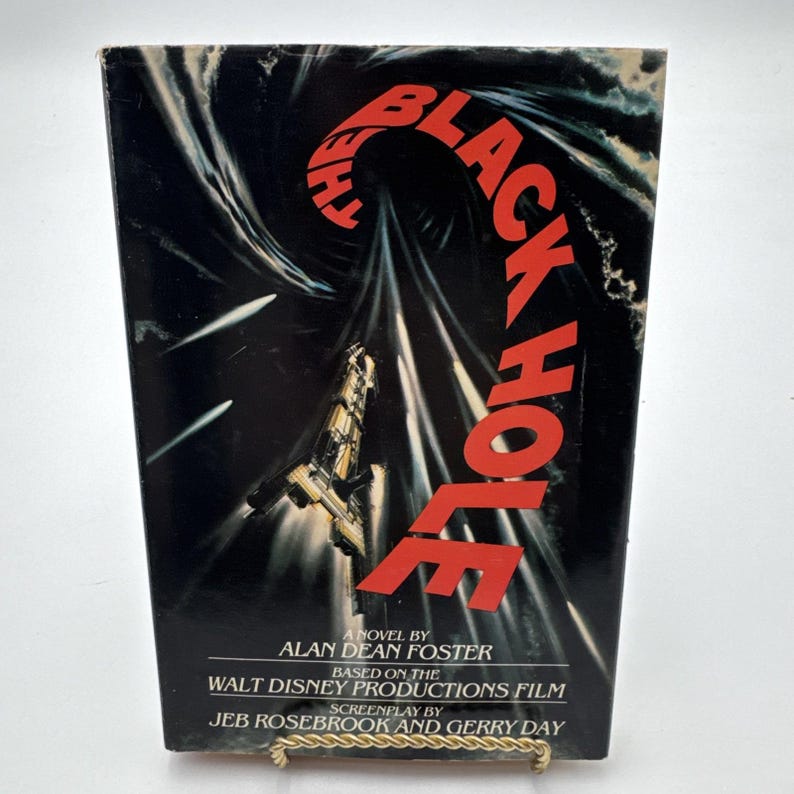 The Black Hole Alan Dean Foster Disney Science Fiction 1979 Del Rey HCDJ BCE image 1