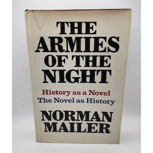 The Armies Of The Night First Edition 1st Printing Hardcover Norman Mailer W/DJ
