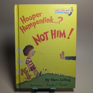 Hooper Humperdink...? Nicht Er! Buch HK Theo LeSieg Hardcover Buch Dr. Seuss 1976