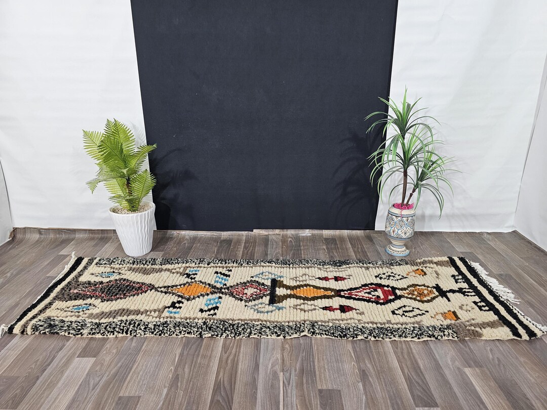 Amazinge Moroccan Runner Entrance Rug , Moroccan Runner 2x14, Berber ...