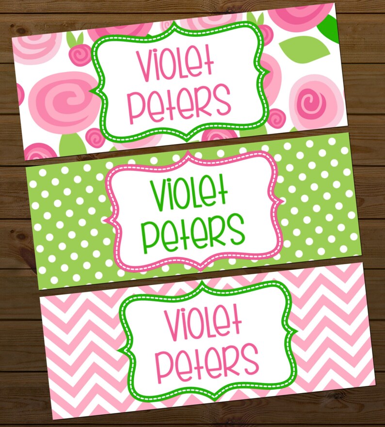 Waterproof Labels Waterproof Stickers Name Labels Etsy