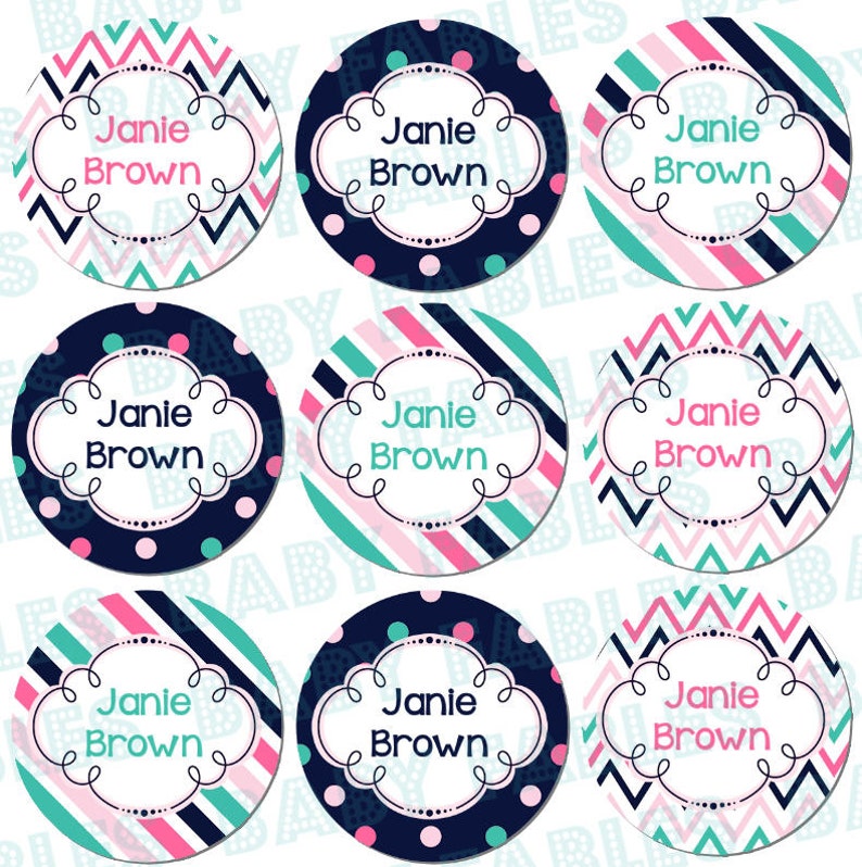 Daycare Labels Round Waterproof Labels Waterproof Stickers Etsy