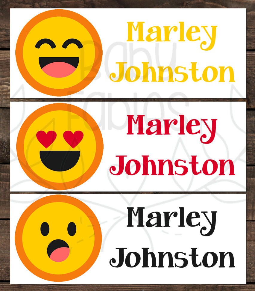 Waterproof Labels Waterproof Stickers Name Labels Etsy