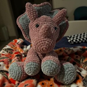 Crochet Triceratops