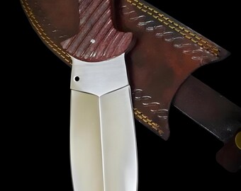 Full Tang Custom Handmade D2 Tool Steel Smatchet knife with Micarta Handle | Camping, Outdoor, Hunting, Survival Knife Tool | gift for him