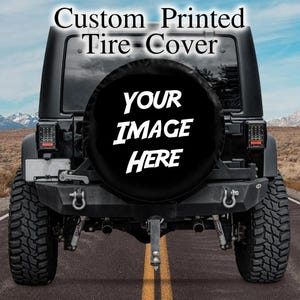 Custom Made Spare Tire Cover, Custom Tire Cover, Logo Tire Cover, Personalized Tire Cover, Backup Camera Option, Design your own tire cover