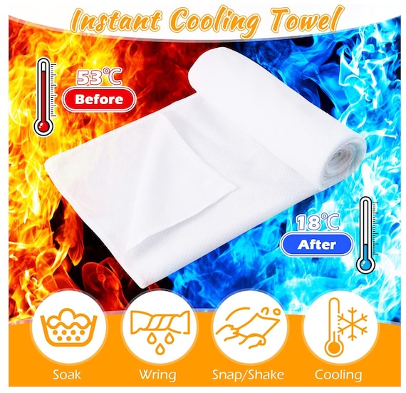 Custom Printed Logo Cooling Towel Cooling Towel Logo Towel Gym Towel Workout Towel Personalized Towel Custom Cooling Towel Towel Gift Etsy UK