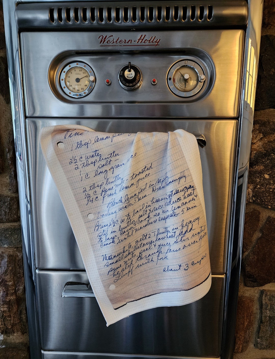 Custom Recipe Towel, Custom Kitchen Towel, Custom Tea Towel, Tea Towel