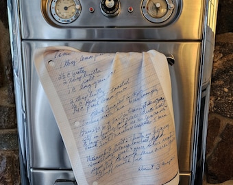 Custom Recipe Towel, Custom Kitchen Towel, Custom Tea Towel, tea towel, bar towel, towel gift, personalized towel, family recipe towel