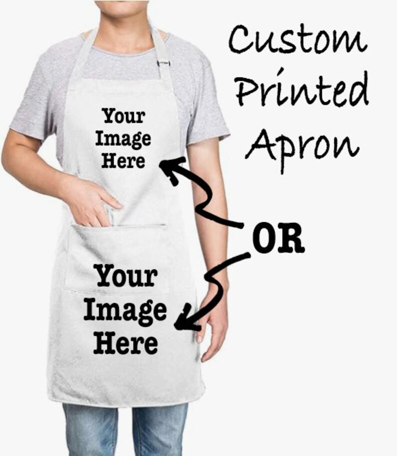 Written Aprons Custom Printed Apron, Logo Apron, Personalized Apron, Apron Gift ...