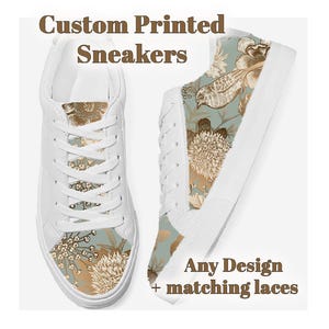 Custom Printed Sneaker, Personalized Sneaker, Sneaker Gift, Bridesmaids Gift, Logo Sneaker, Custom Shoes, Personalized Shoes, Custom Sneaker