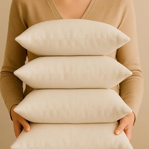 16x16 Kisseneinsatz für Dekokissen - Alternative Form für dekoratives Sofa, Sham oder Couch | Hypoallergen & Square Fit