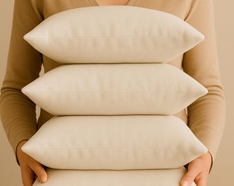 16x16 Cushion Insert for Throw Pillows – Soft Down Alternative Form for Decorative Sofa, Sham, or Couch | Hypoallergenic & Square Fit