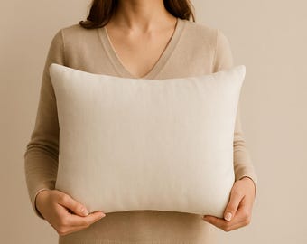 12x12 Decorative Pillow Insert – Synthetic Down Alternative Form for Sham, Sofa or Bed | Soft, Feather-Free, Hypoallergenic Cushion