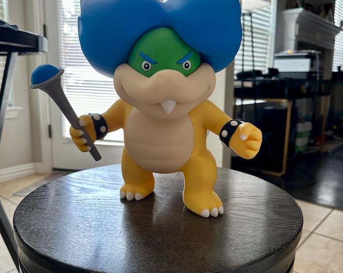 3D Printed Ludwig von Koopa Figure: Mario Villain Fan Art