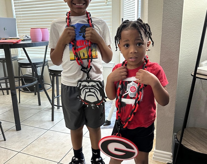 Custom 3D Printed Team Logo Hype/Turnover Chain Necklace