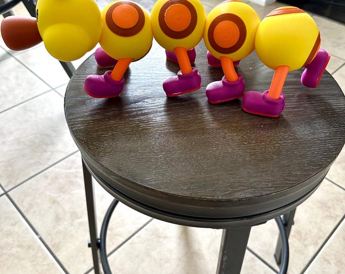 3D Printed Wiggler Figure: Mario Fan Art Display