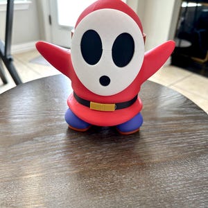 3D Printed Shy Guy Figure: Mario Fan Art Display