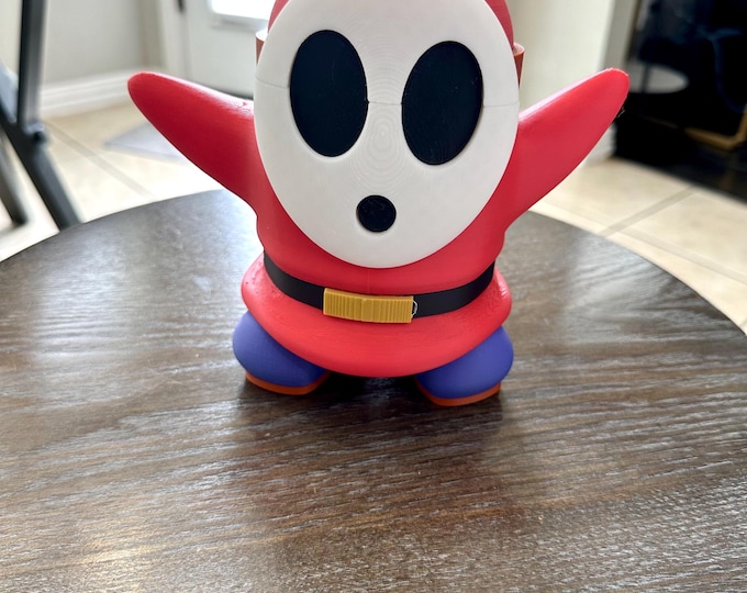 3D Printed Shy Guy Figure: Mario Fan Art Display