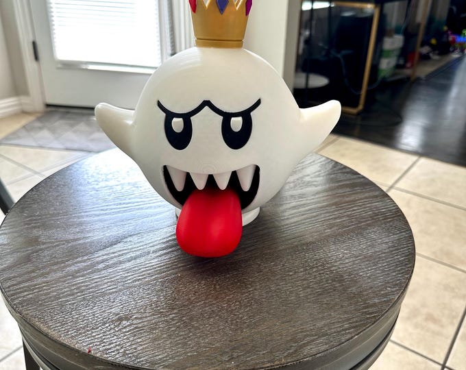 3D Printed King Boo Figure: Nintendo Villain Fan Art
