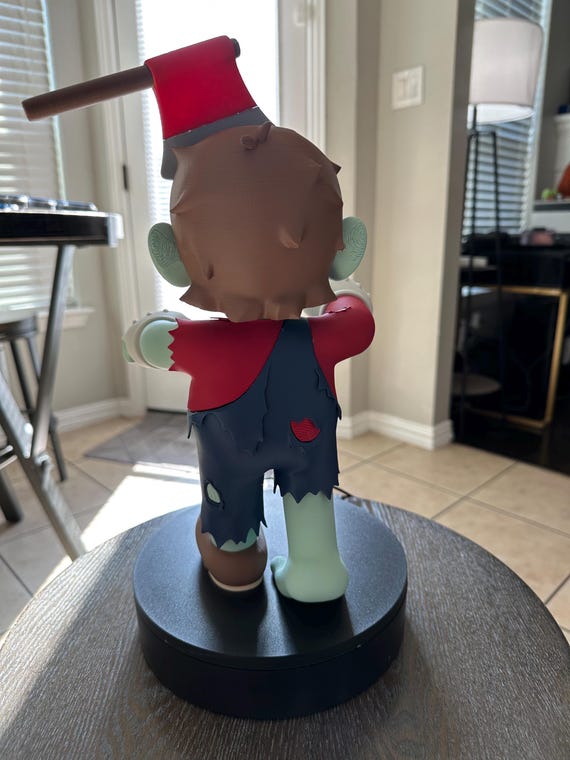 3D Printed Zombie Mario: Halloween Nintendo Fan Art Collectible - Etsy