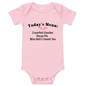 Today's Menu - Baby Kurzarm Einteiler