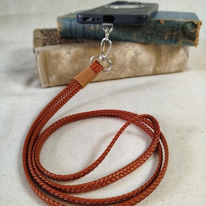 Vegan Leather Crossbody Phone Strap: Universal Fit, Hands-Free Lanyard