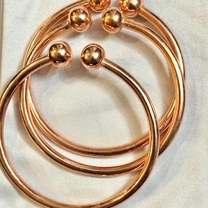 Copper Magnetic Therapy Bracelet Set: Pain Relief, Spiritual Wellness