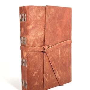 Distressed Brown Journal - Large