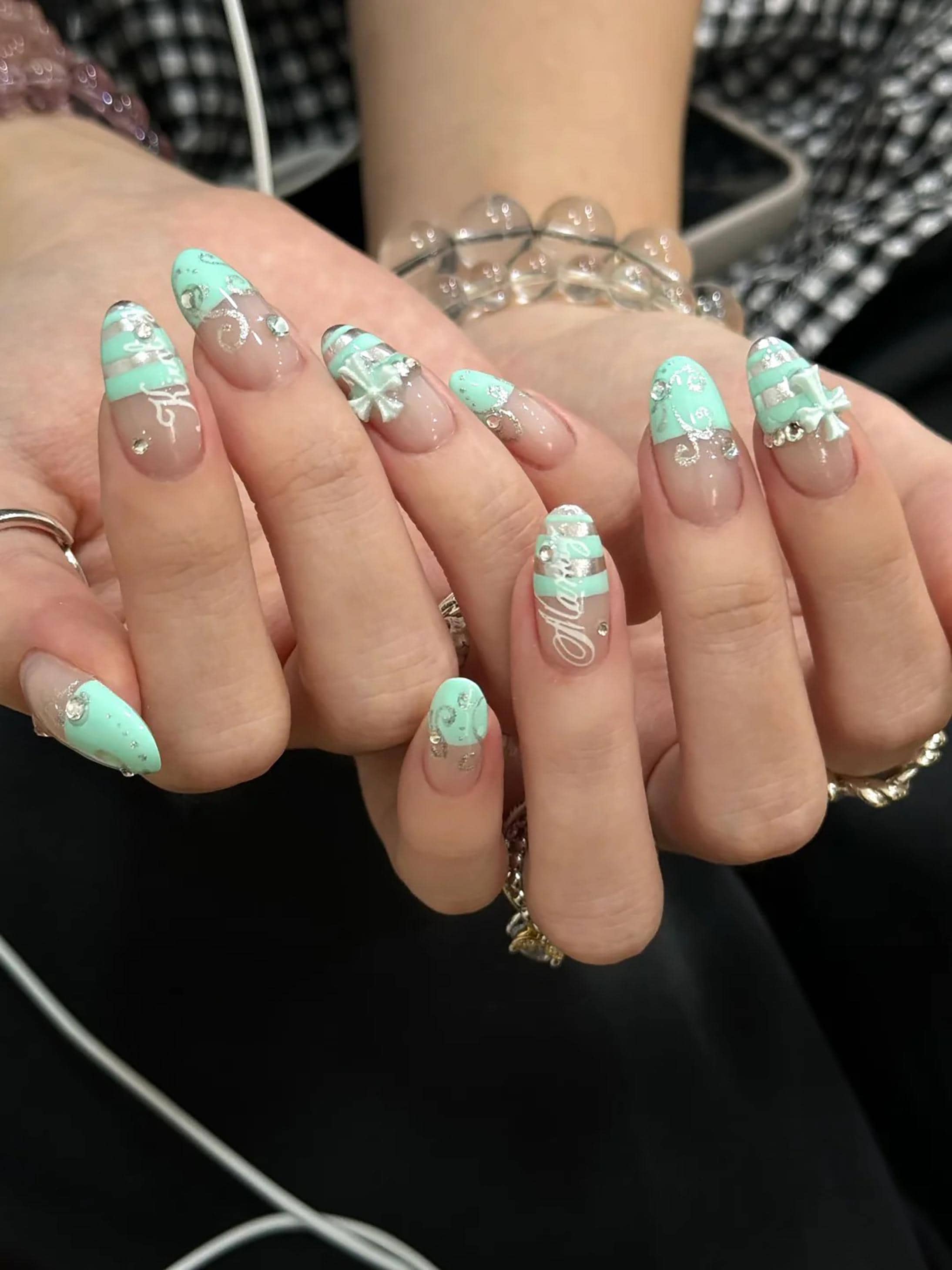 Mint green nails - Etsy 日本