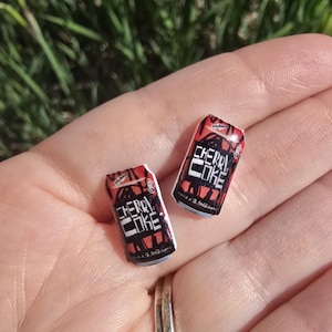 Cherry coke earrings